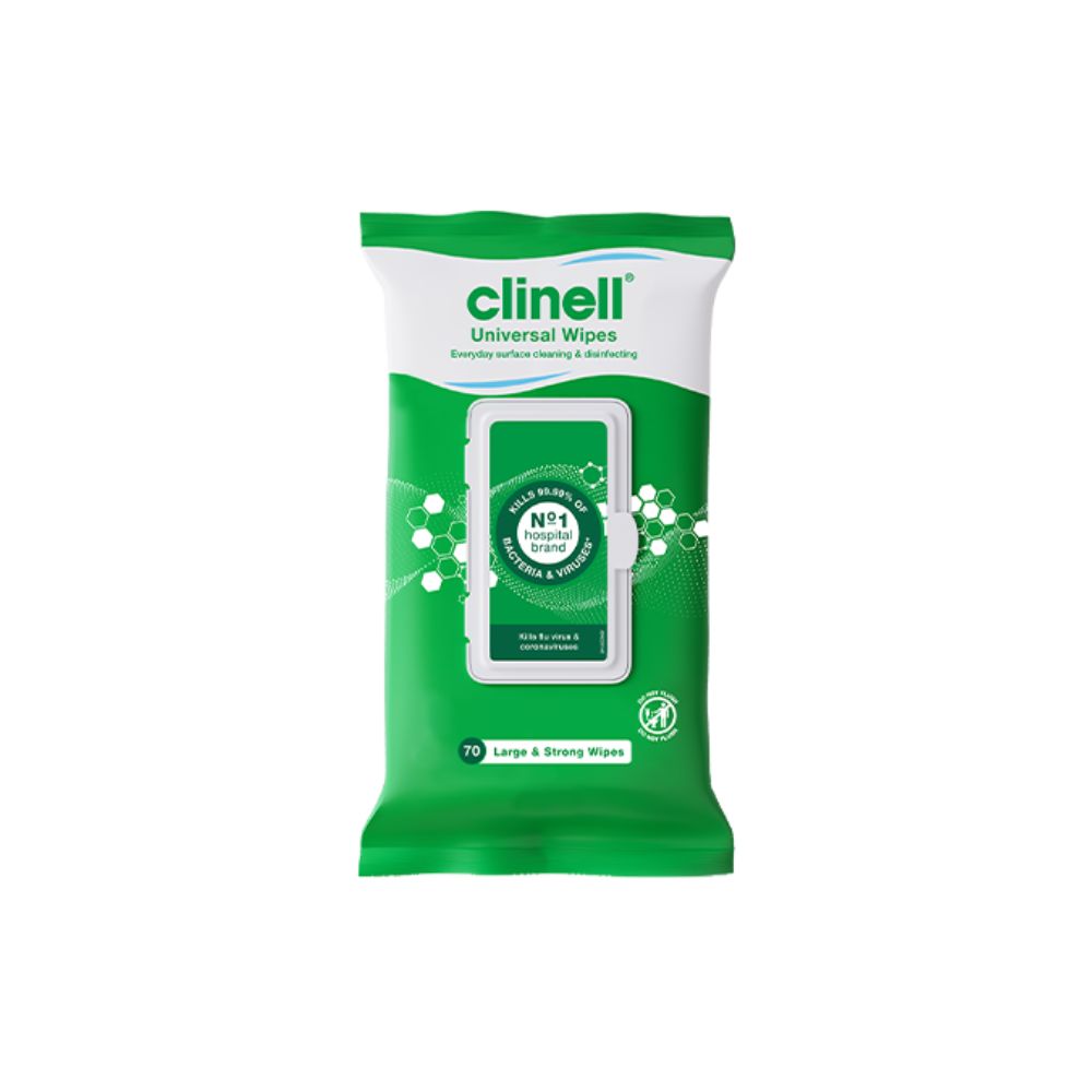 Toallitas universales Clinell, paquete de 70