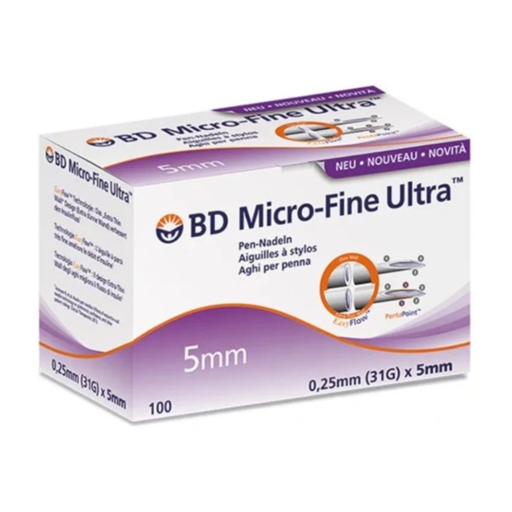 31g 5 mm BD Micro-Fine Ultra Pen Nålar Penta Point