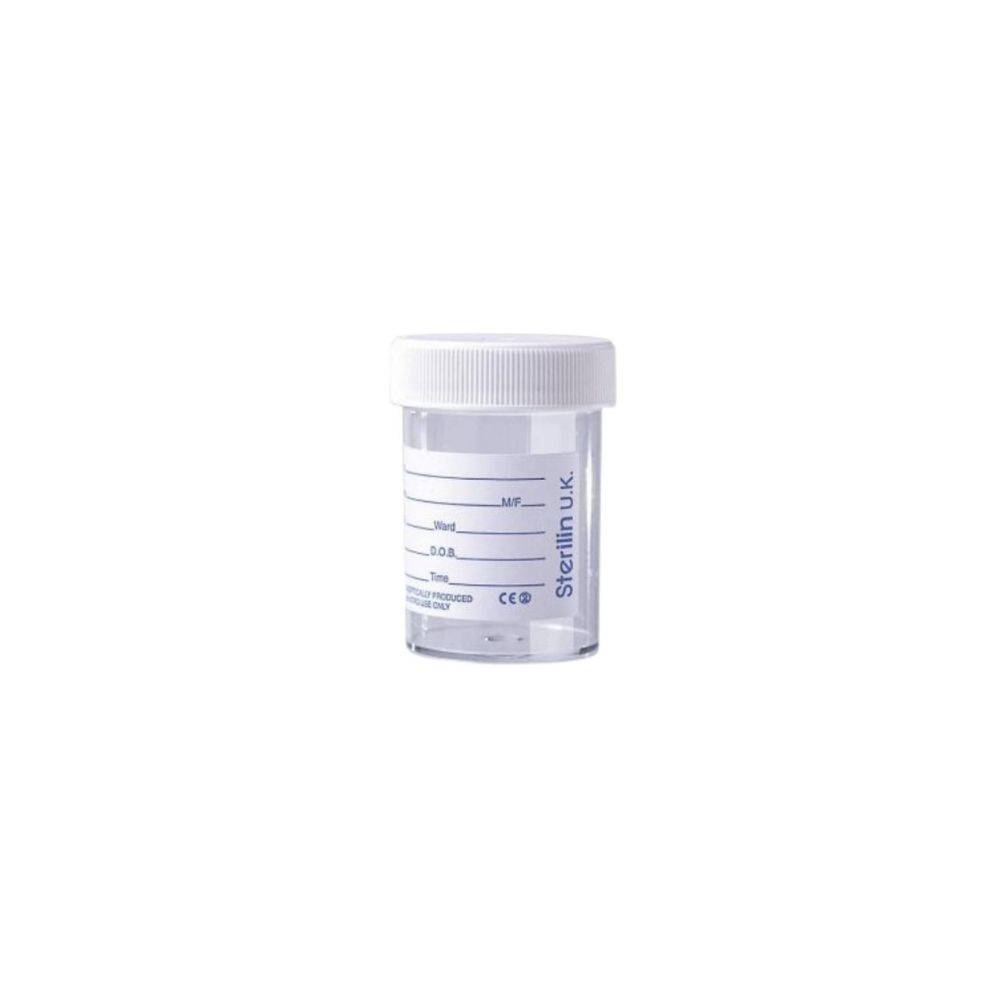 60ml Sterilin močová láhev s etiketou