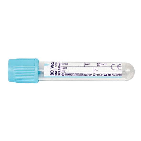 BD Vacutainer 2,7ml zkumavky pro odběr krve s modrým citrátem