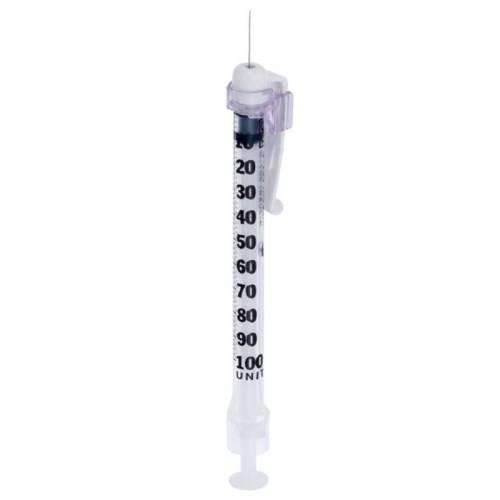 1ml 29g 0,5 palce BD Safety Glide injekční stříkačka a jehla u100
