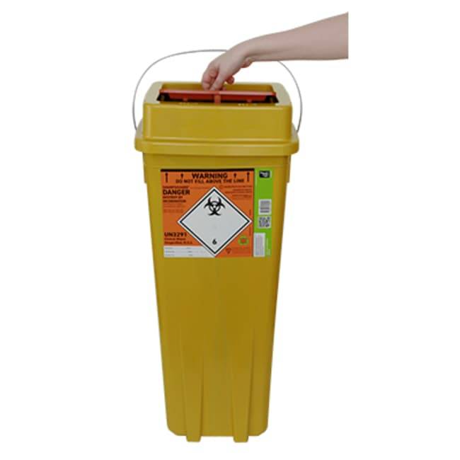 40 de litri Sharpsguard Eco Orange Theatre+ Coș pentru obiecte ascuțite