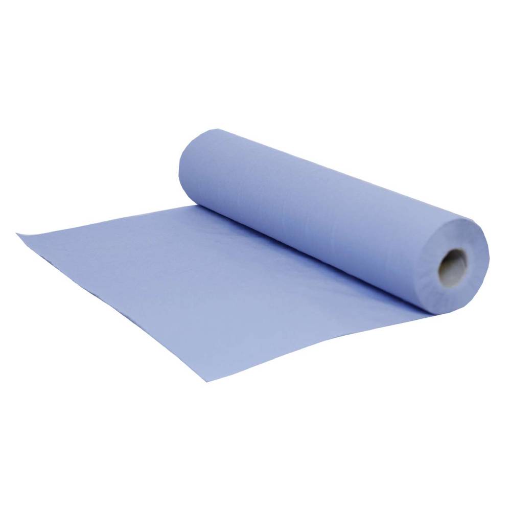 50 cm x 40 m PRO Couch Roll 2 vrstvý modrý recyklovaný 100 listů