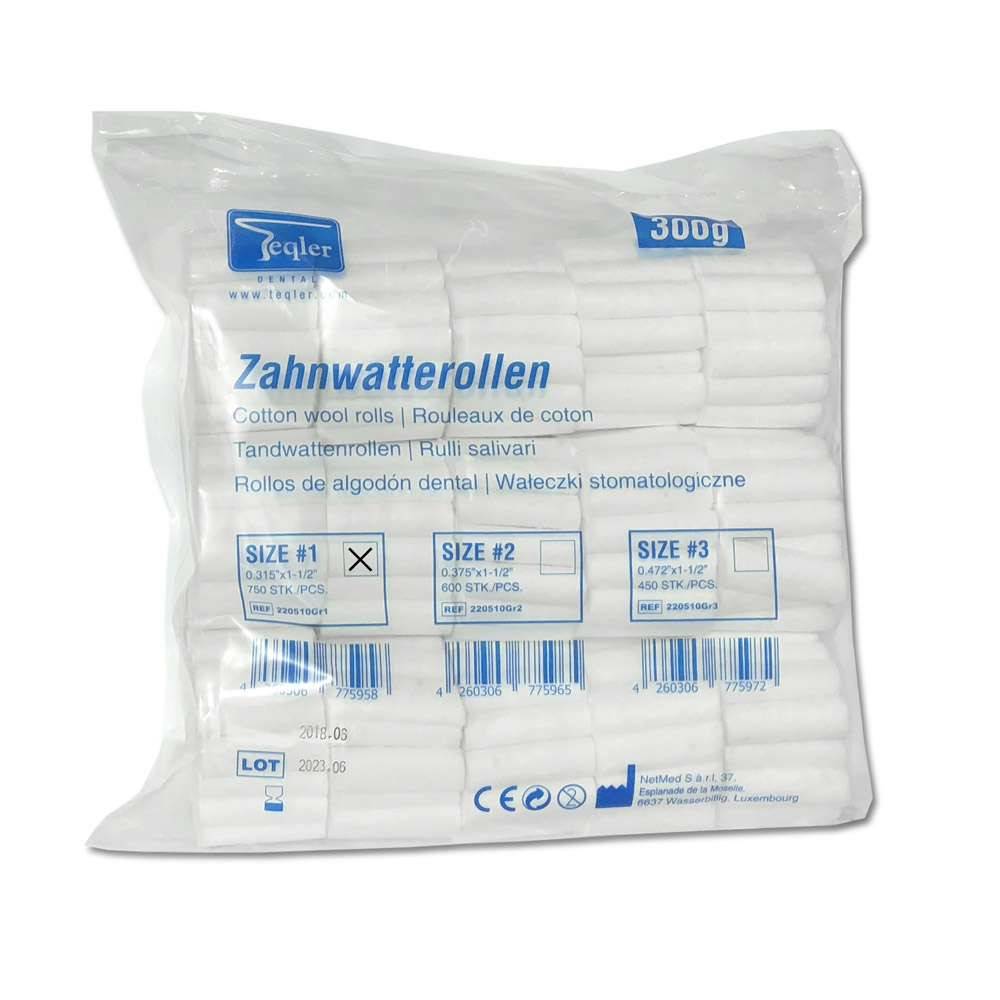 0,8 cm role dentální bavlny Balení 750 ks