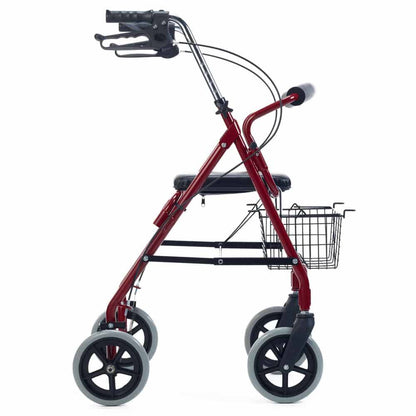 Teqler rød rollator