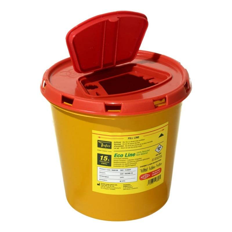 Contenitore per oggetti taglienti Eco Line da 1,5 litri