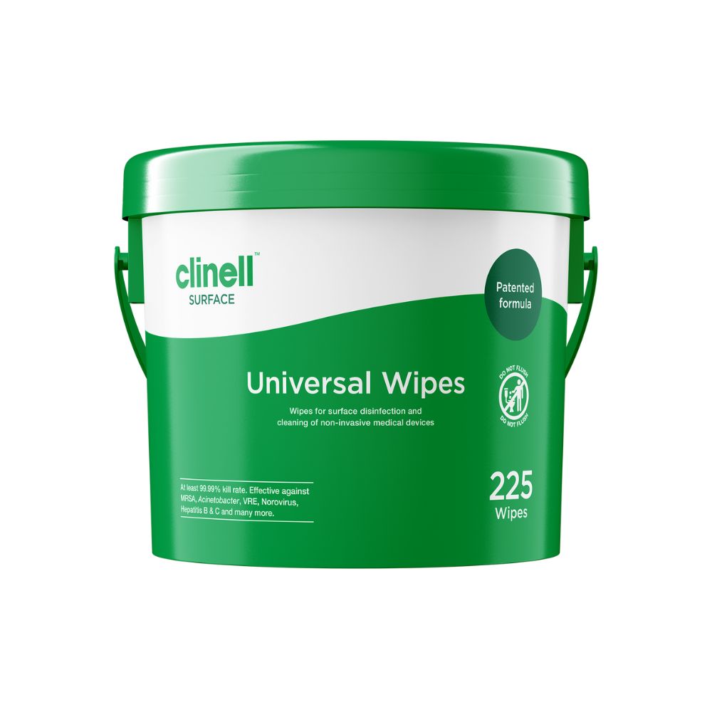 Lingettes universelles Clinell en pot de 225