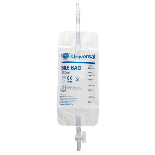 Bolsas estériles de recolección de bilis de 350 ml con conector Ryles/Kehrs