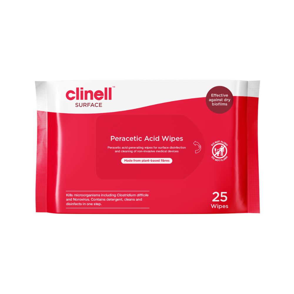 Clinell perazijnzuurdoekjes, 25 stuks