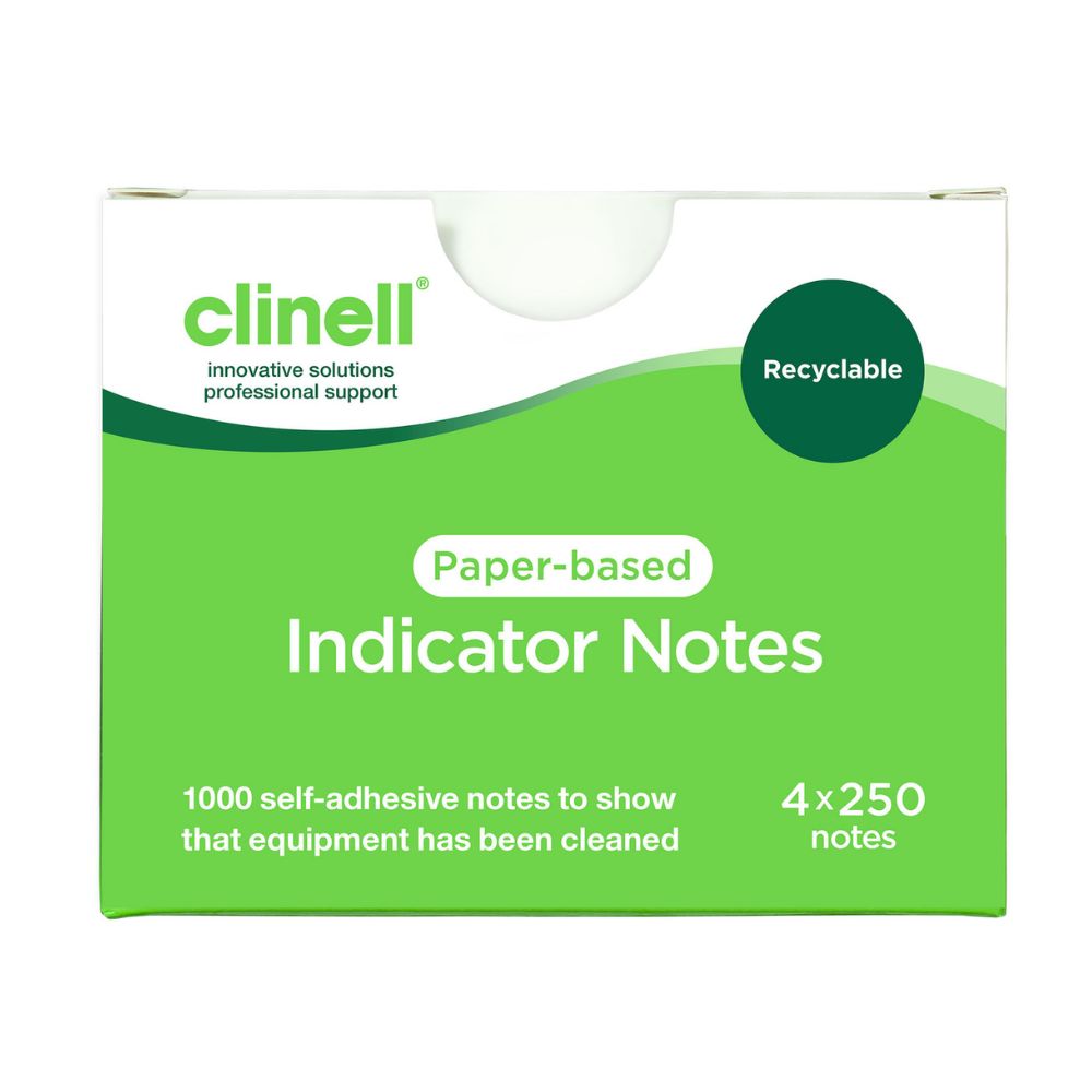Clinell Indicator Notes Cutie verde de 4 x 250 de bancnote