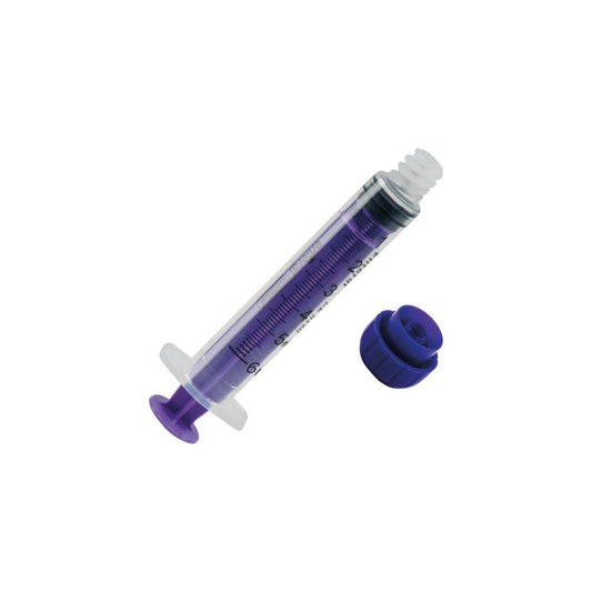 6ml ENFit nízkodávková ISOSAF jednorázová stříkačka a nasazovací víčko