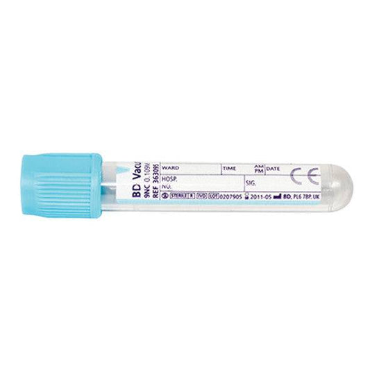 BD Vacutainer 2,7ml zkumavky pro odběr krve s modrým citrátem
