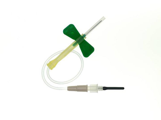21g Zelený 3/4palcový BD Vacutainer Safety Lok Blood Collection 18cm