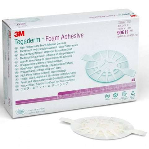 10 cm x 10 cm Tegaderm 3M Foam Adhesive Obvaz Ovál