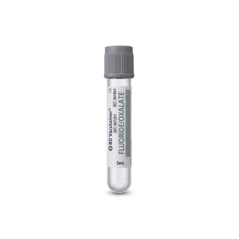 5ml BD Vacutainer Fluoride/Oxalate Grey  Blood Collection Tubes