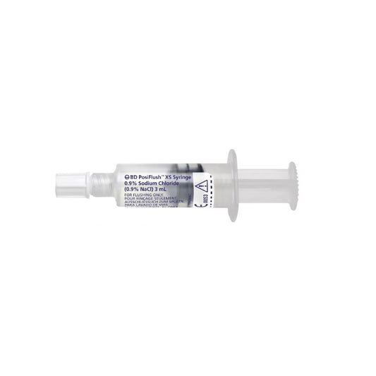 3ml BD PosiFlush XS Prefilled Saline Syringe