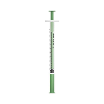 1 ml 0,5 palce 29 g zelená stříkačka a jehla Unisharp u100