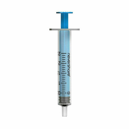 Seringi Nevershare Blue Luer Slip de 2,5 ml