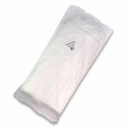 Medi Pro 100 White Disposable Aprons 16 Micron, NHS Spec, Flat Pack UKMEDI UK Medical Supplies