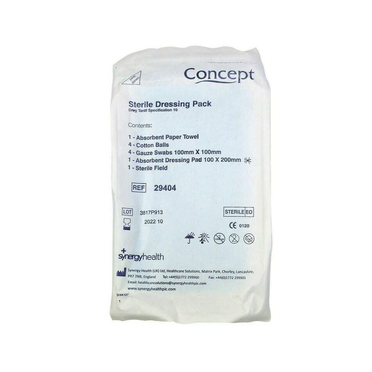 Concept Tariff Dressing Pack (sterilní) Spec 10