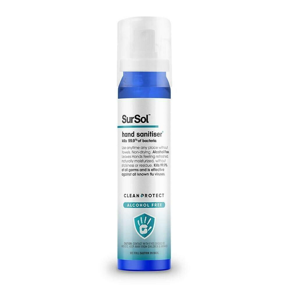 Dezinfectant pentru mâini cu spray fără alcool SurSol - sticlă de 75 ml