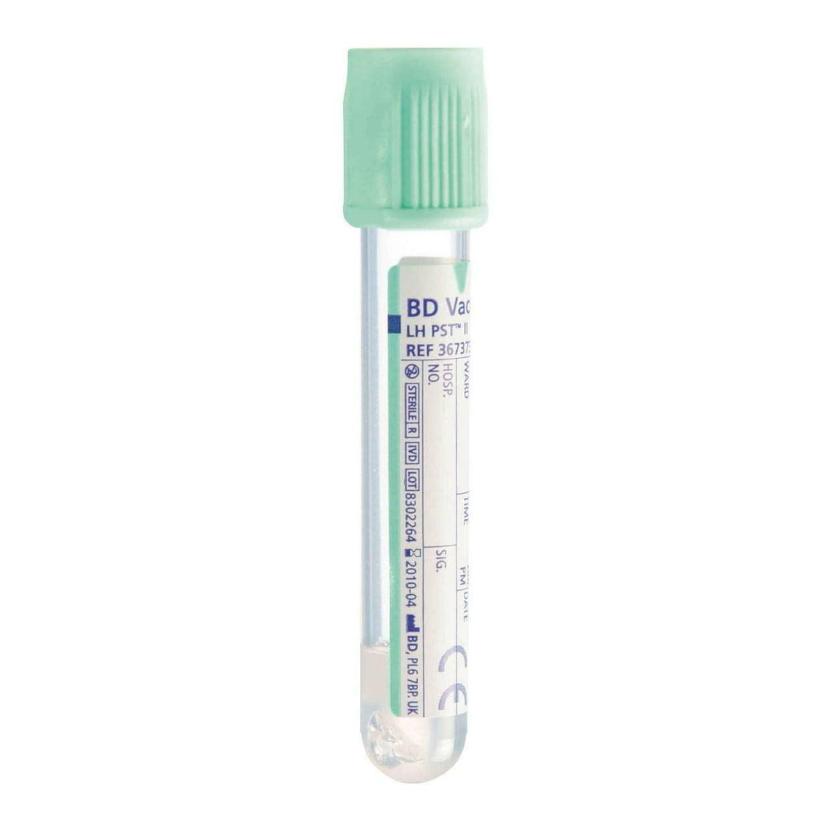 BD Vacutainer Tube Pst Ii Plasma 3ml Světle zelené zkumavky pro odběr krve