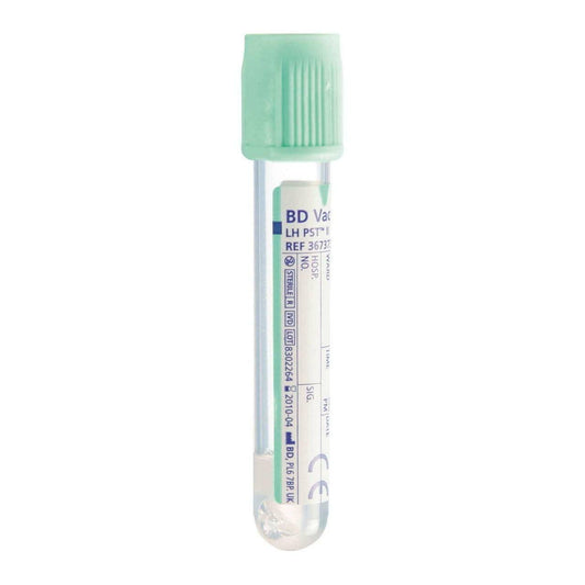 BD Vacutainer Tube Pst Ii Plasma 3ml Světle zelené zkumavky pro odběr krve