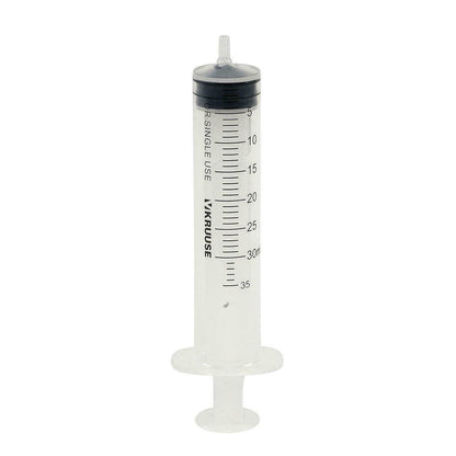 Strzykawka weterynaryjna Kruuse Luer Slip o pojemności 30/34 ml