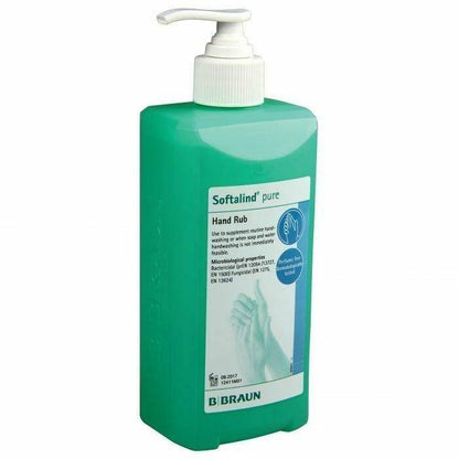 Softalind Pure 1000ML láhev na dezinfekci rukou - dávkovací pumpička