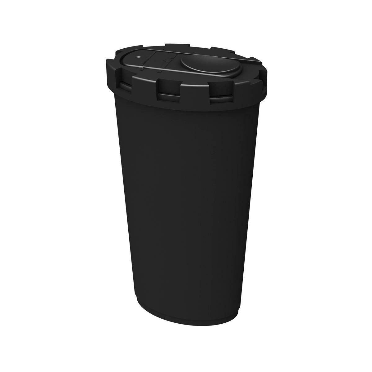 0,3litrový černý diskrétní zásobník na ostré předměty