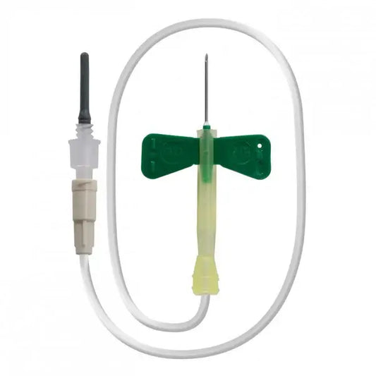 21g Zelený 3/4palcový BD Vacutainer Safety Lok Blood Collection 12palcový
