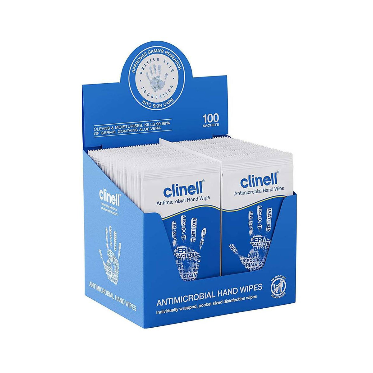 Șervețele antimicrobiene Clinell 100 plicuri