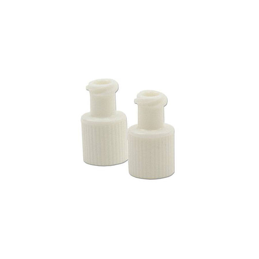 Capace de seringă sterile albe Combi Stopper Fitting Luer
