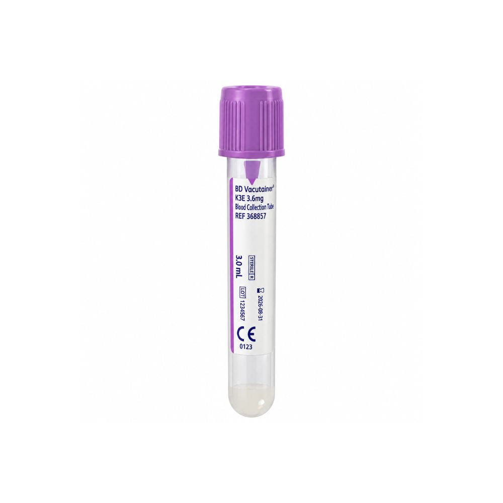 3ml BD Vacutainer K3EDTA Lavender Blood Collection Tubes