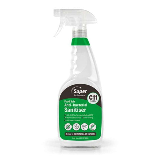 Food Safe Anti-Bacterial Sanitiser C11 750ml