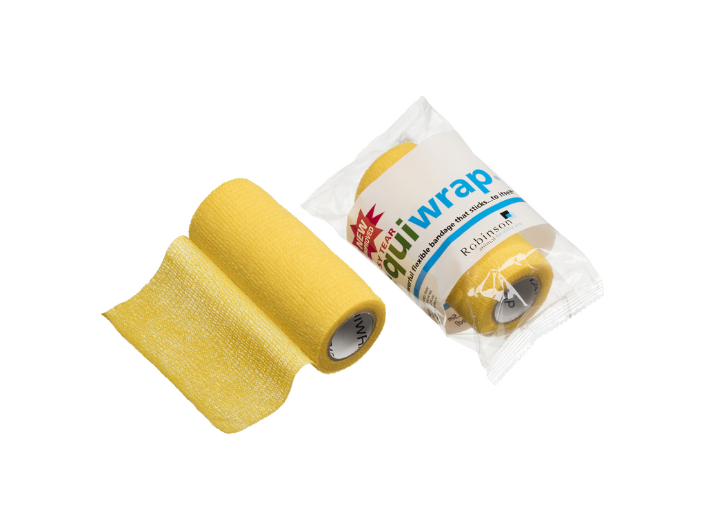 10 cm x 4,5 m Equiwrap Cohesive Bandage Yellow