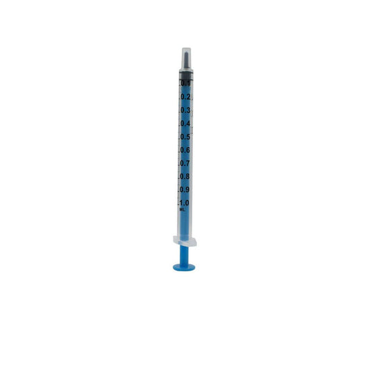 1ml stříkačky Acuject Low Dead Space Blue
