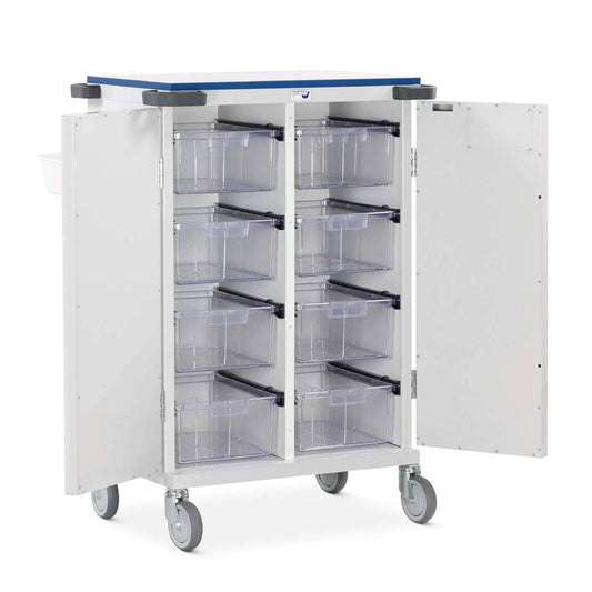 116cm Unit Dosage Double Door Trolley