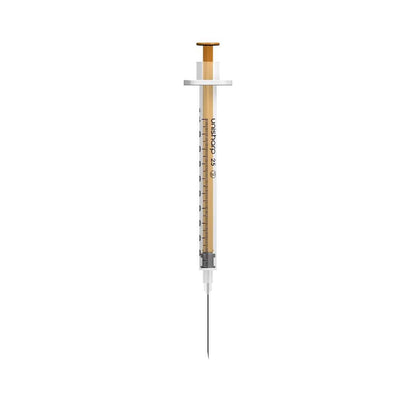 1 ml 25 g 25 mm 1-calowa strzykawka i igła Unisharp u100