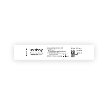 1 ml 23G 32 mm 1,25 inci Seringă și ac Unisharp u100