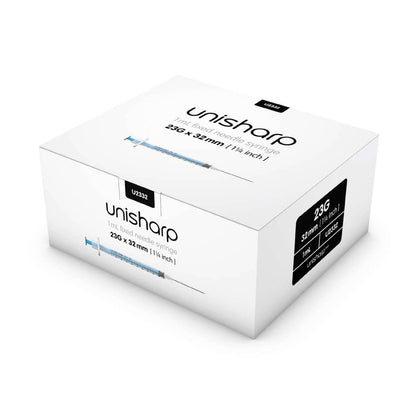 1 ml 23G 32 mm 1,25 inci Seringă și ac Unisharp u100